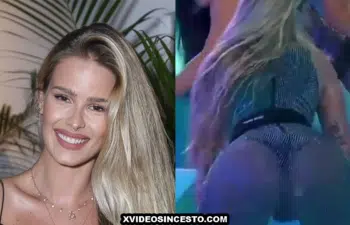 Yasmin Brunet rebolando com calcinha enfiada no cu