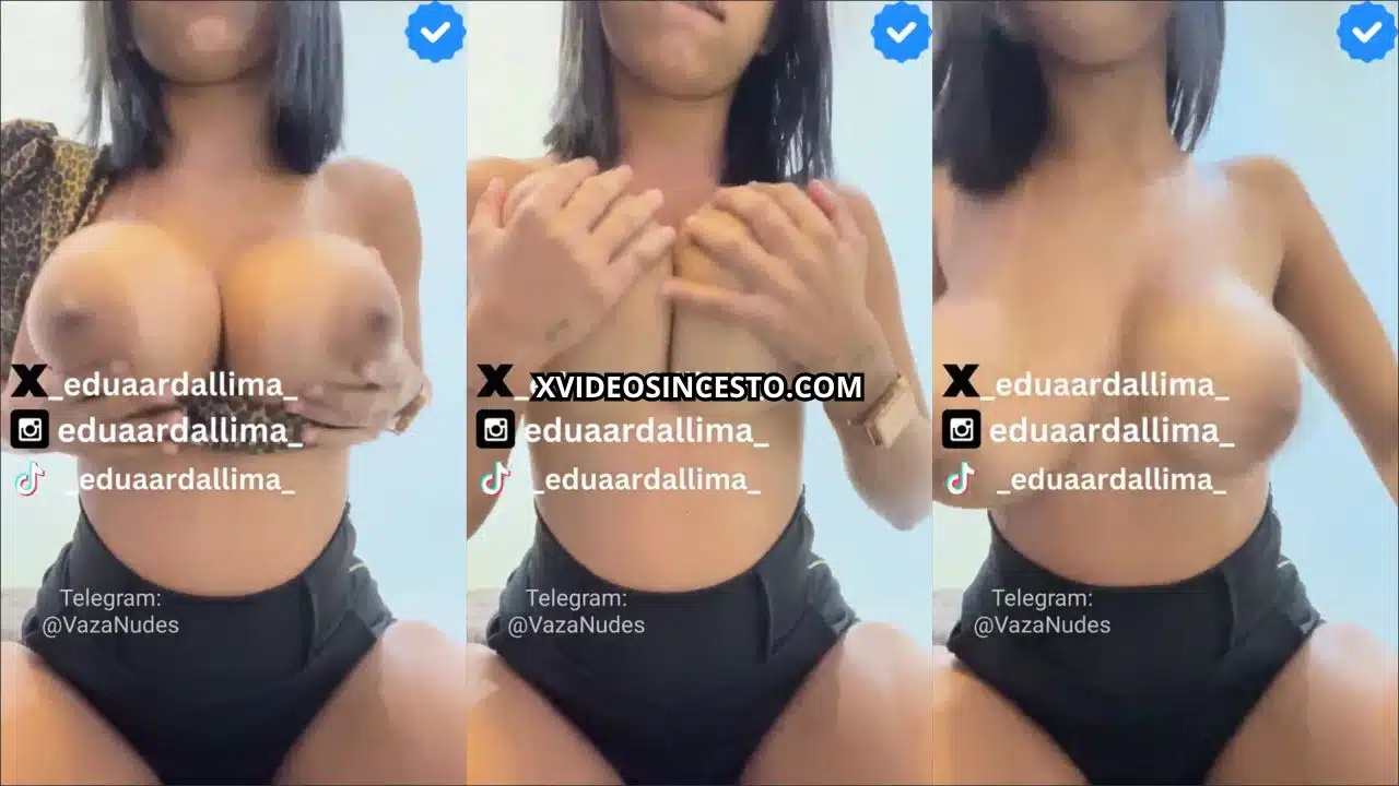 Peituda Eduarda Lima toda natural mostrando seus peitos